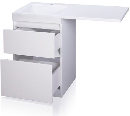 Тумба под раковину Style Line Даллас Люкс Plus 120 СС-00002338 Белая 