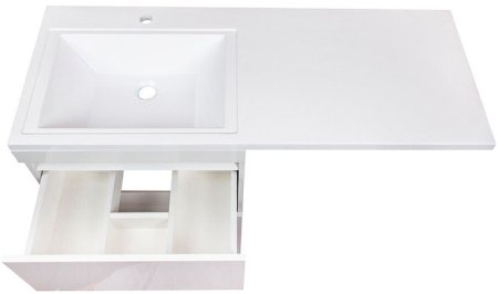 Тумба под раковину Style Line Даллас Люкс Plus 120 СС-00002338 Белая 