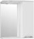 Зеркало со шкафом Style Line Жасмин 70 С с подсветкой Белый глянец 