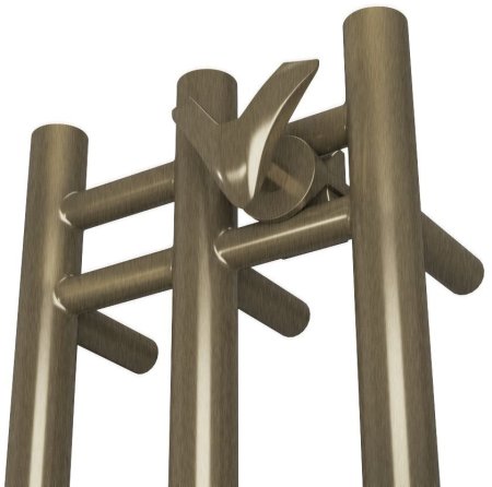 Полотенцесушитель электрический (I-образный) Bauedge Stella DB-0061, 25x160 см 