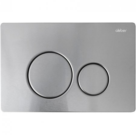 Клавиша смыва Abber AC0121MCH Хром матовый 