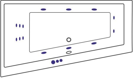 Акриловая ванна Excellent Sfera WAEX.SFL17.SMART 170x100 L 
