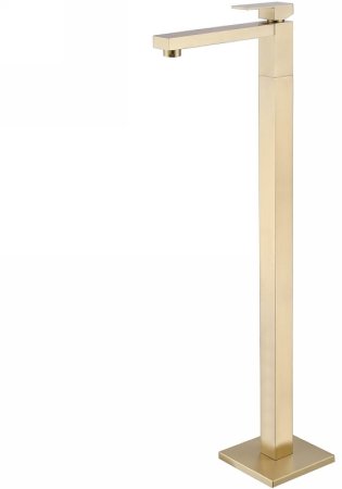 Смеситель для раковины Abber Daheim AF8241G Золото матовое 