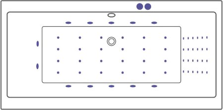 Акриловая ванна Excellent Pryzmat WAEX.PRY19.NANO 190x90 