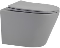 Унитаз Abber Bequem AC1102MG подвесной Серый матовый с сиденьем Микролифт