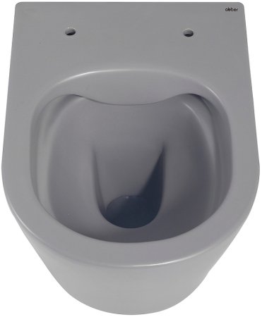 Унитаз Abber Bequem AC1102MG подвесной Серый матовый с сиденьем Микролифт 