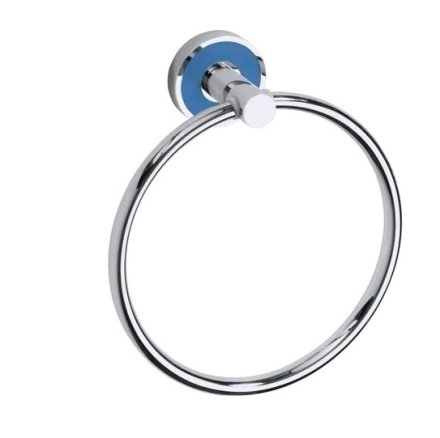Полотенцедержатель Bemeta Trend-I 104104068d кольцо, хром/светло-синий 