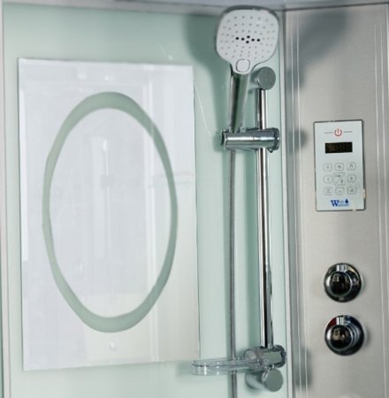 Душевая кабина WeltWasser WW500 Emmer 12015 120x120 10000003287 профиль Хром стекло прозрачное 