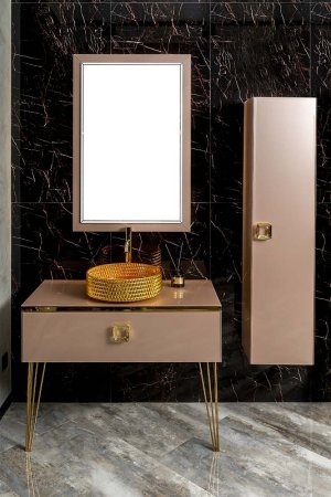 Зеркало Boheme Armadi Art Dolce 70 567-Rose с подсветкой Пыльная Роза 