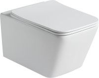 Унитаз подвесной SantiLine SL-5007MW с микролифтом Унитаз подвесной SantiLine SL-5007MW с микролифтом