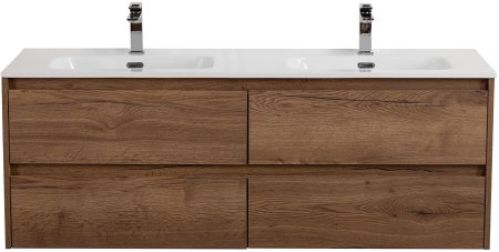 Тумба с раковиной BelBagno KRAFT-1200-4C-SO-2-RT Rovere Tabacco 