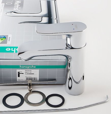 Смеситель Hansgrohe Metris 31080000 для раковины 