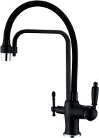 Смеситель для кухонной мойки Zorg Sanitary ZR 342-6 YF Black