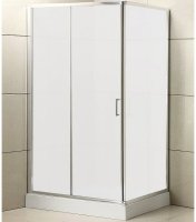 Душевой уголок BelBagno Unique 135х100 UNIQUE-AH-1-120/135-100-M-Cr профиль Хром стекло матовое