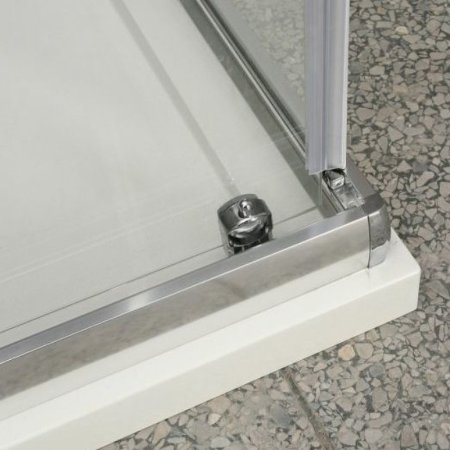 Душевой уголок BelBagno Unique 135х100 UNIQUE-AH-1-120/135-100-M-Cr профиль Хром стекло матовое 