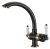 Смеситель Zorg Clean Water ZR 327 YF bronze black для кухонной мойки 