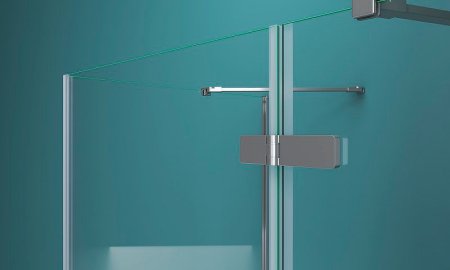 Душевой уголок BelBagno Kraft 90х80 KRAFT-AH-12-90/80-C-Cr-R профиль Хром стекло прозрачное 