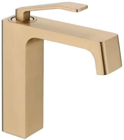 Смеситель для раковины Grocenberg GB2090MG, матовое золото 