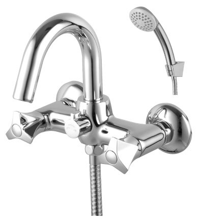 Смеситель Lemark plus Flame LM1012C для ванны с душем 