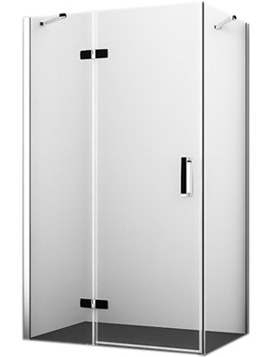 Душевой уголок WasserKRAFT Aller 10H06LB black matt, 120x80 см 