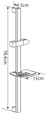 Душевой гарнитур Gappo G8013 Черный матовый 