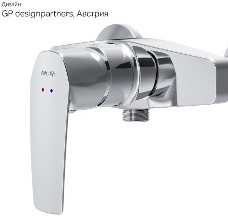 Смеситель для душа AM.PM Gem F90A20000 Хром 