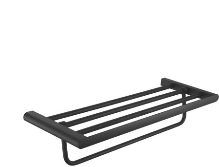 Полка для полотенец Rose RG1708H, черный 