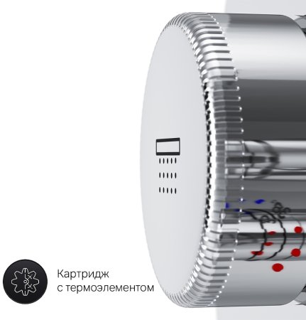 Смеситель для душа AM.PM Inspire 2.0 F50A85700 с термостатом Хром 