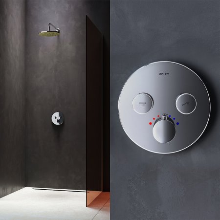 Смеситель для душа AM.PM Inspire 2.0 F50A85700 с термостатом Хром 