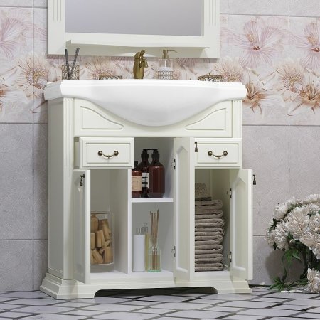 Тумба под раковину Opadiris Риспекто 80 00-00006022 Слоновая кость 