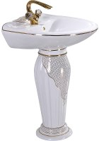 Раковина CeramaLux Lux Classic 54 J-766 Белая