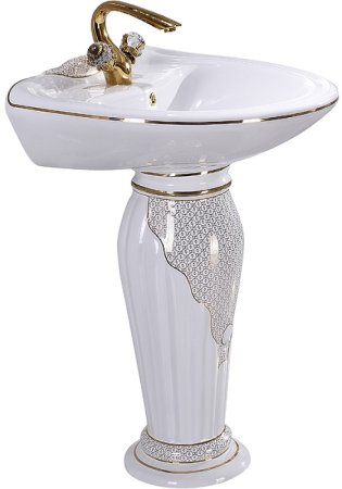 Раковина CeramaLux Lux Classic 54 J-766 Белая 