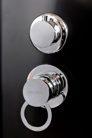 Душевая кабина Deto BМ4510 LED с гидромассажем BLACK 