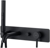 Смеситель для ванны Allen Brau Priority 5.31006-31 Черный матовый