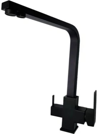Смеситель для кухни Frap H802-6 F43802-6 Черный матовый 
