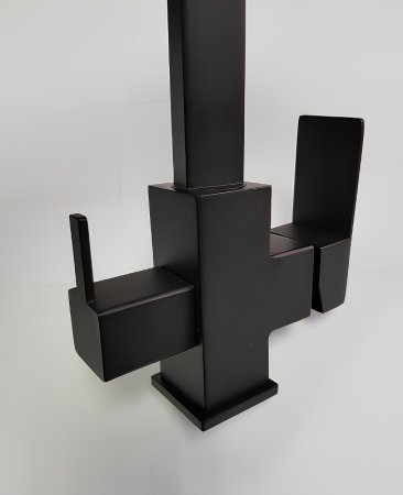 Смеситель для кухни Frap H802-6 F43802-6 Черный матовый 