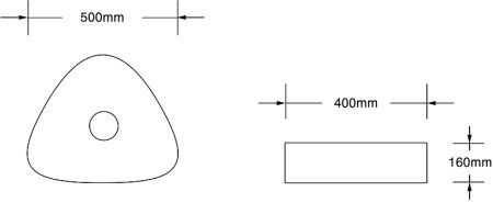 Раковина-чаша Ceruttispa 50 CR0021C СТ9549 Белая 