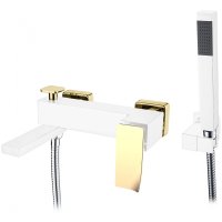 Смеситель для ванны Boheme Q 143-WG.2 Белый Золото