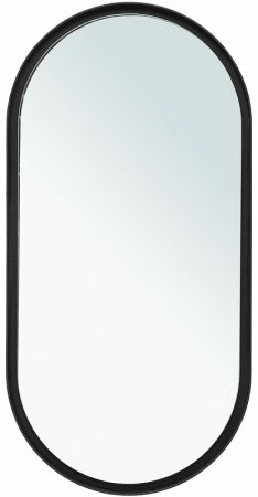 Зеркало Allen Brau Infinity 50 1.21016.BL с подсветкой Черное с сенсорным выключателем 