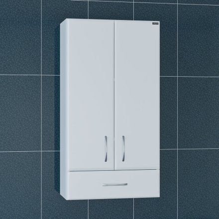 Шкаф для ванной комнаты навесной СаНта ПШ Стандарт 48/90 1 ящик 
