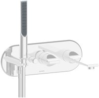 Смеситель для ванны Bossini Apice Z00555.045 Белый матовый