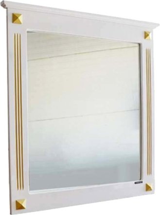 Зеркало Comforty Палермо-80 патина золото 