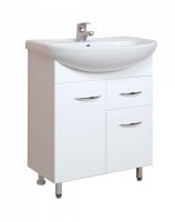 Тумба с раковиной Onika Стелла 65.12, белая