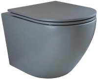 Унитаз Bronze de Luxe Scandi 3006-GM подвесной с сиденьем Унитаз Bronze de Luxe Scandi 3006-GM подвесной с сиденьем