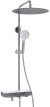 Душевая система WasserKRAFT A113.117.127.CH Thermo с термостатом Хром Белая 