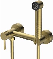 Гигиенический душ со смесителем Splenka S99.51.03, сатин золотой