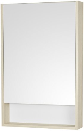 Зеркальный шкаф Aquaton Сканди 55 1A252102SDB20 Белый Дуб верона 