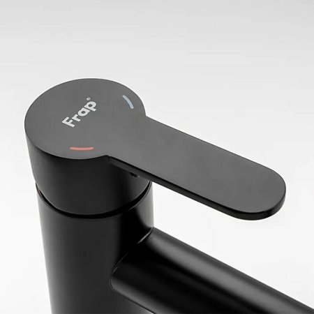 Смеситель для раковины Frap F10801-6 Черный матовый 