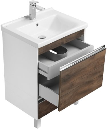 Тумба под раковину Aquaton Капри 60 1A230101KPDB0 подвесная Таксония темная 