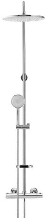 Душевая система Swedbe Hermes 9091 с термостатом Хром 